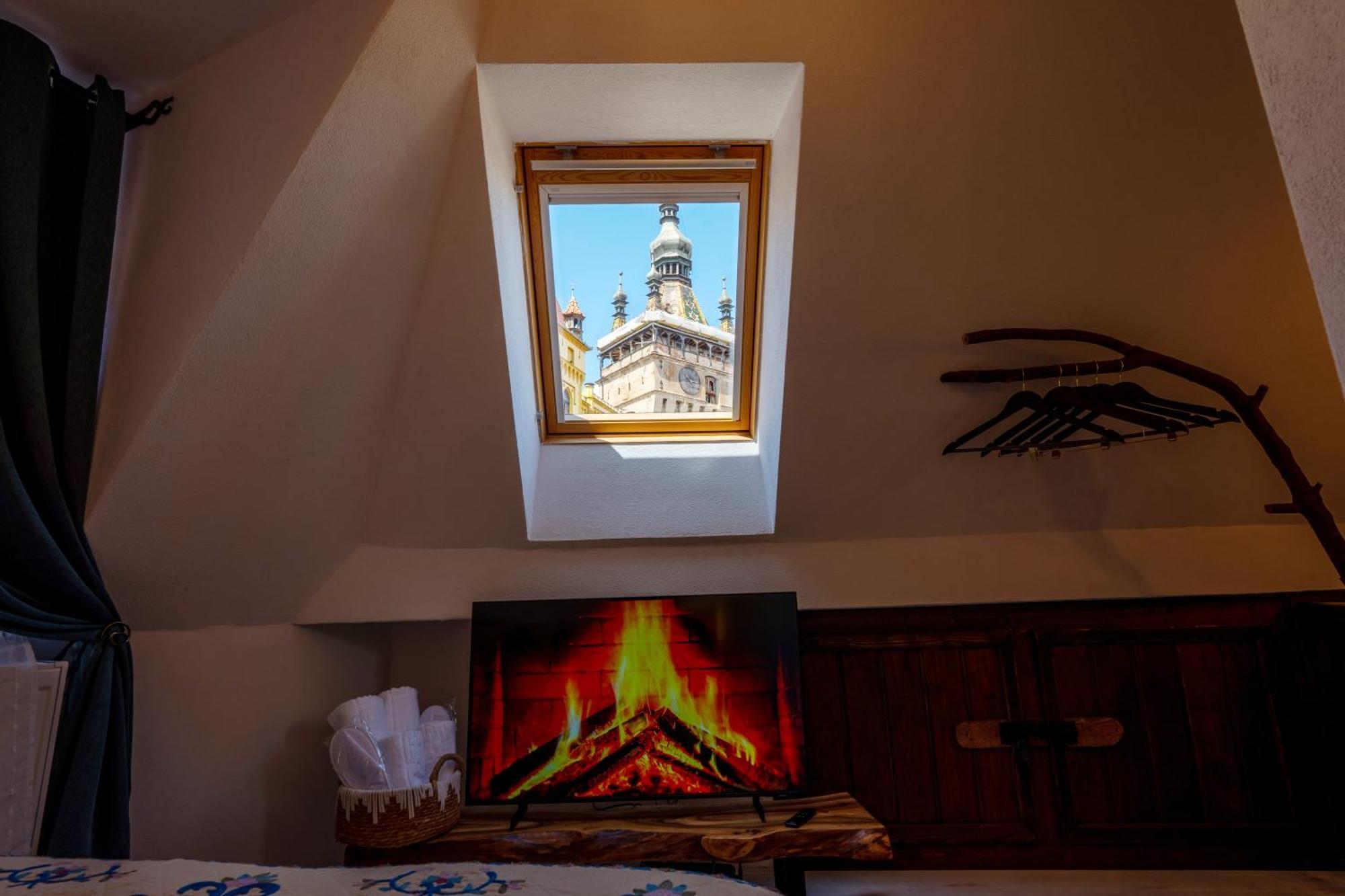 Ferienwohnung Blue House Citadel Sighişoara Exterior foto