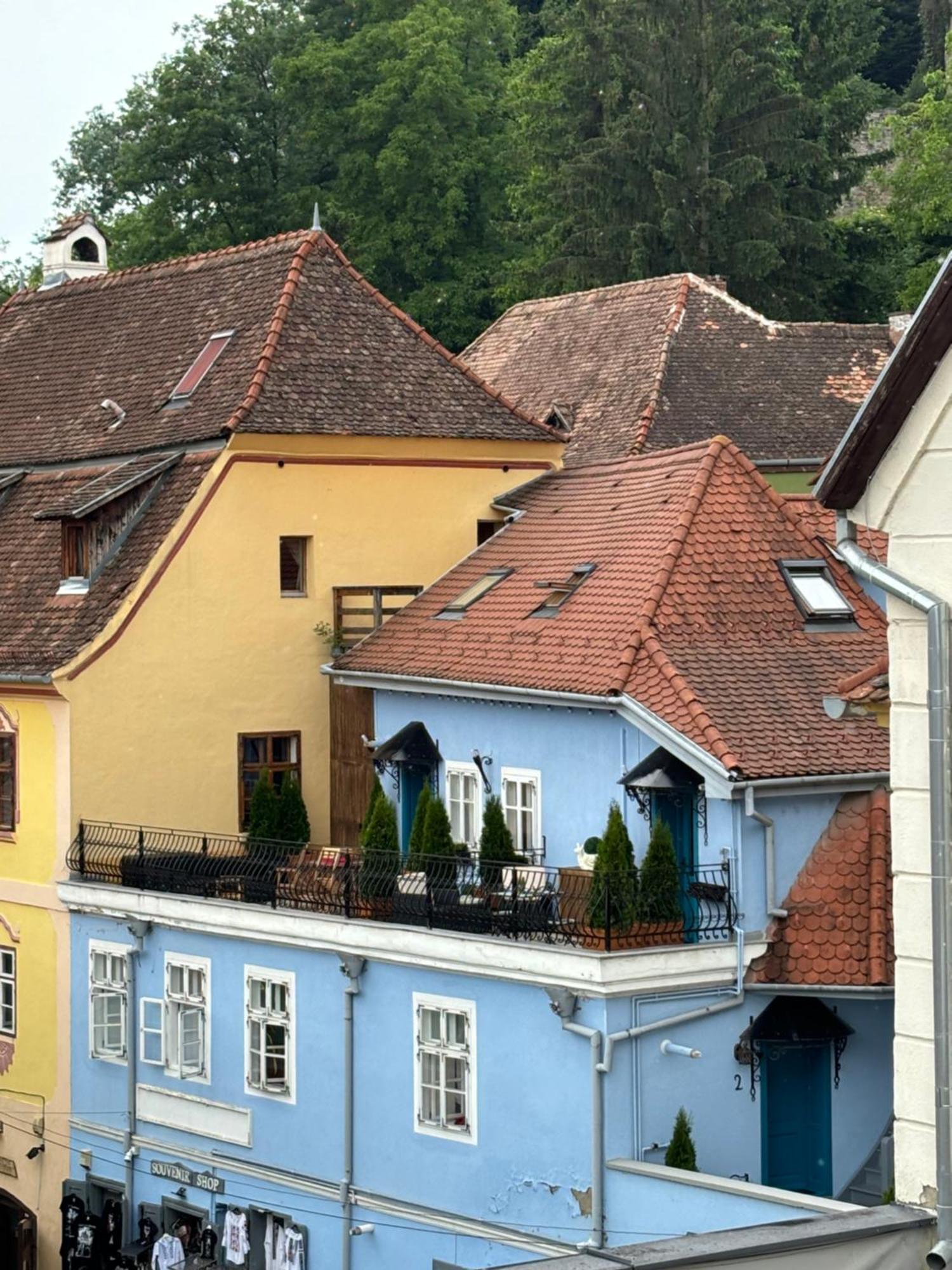 Ferienwohnung Blue House Citadel Sighişoara Exterior foto